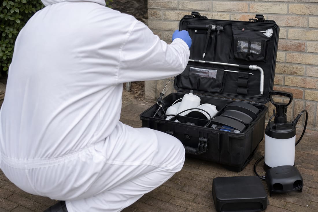 Exemple : kit d'intervention prêt pour un nettoyage urgent